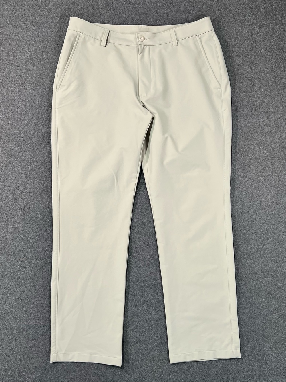 Under Armour Tech Moisture Wicking Golf Pants Chino Mens 36x30 Khaki Base